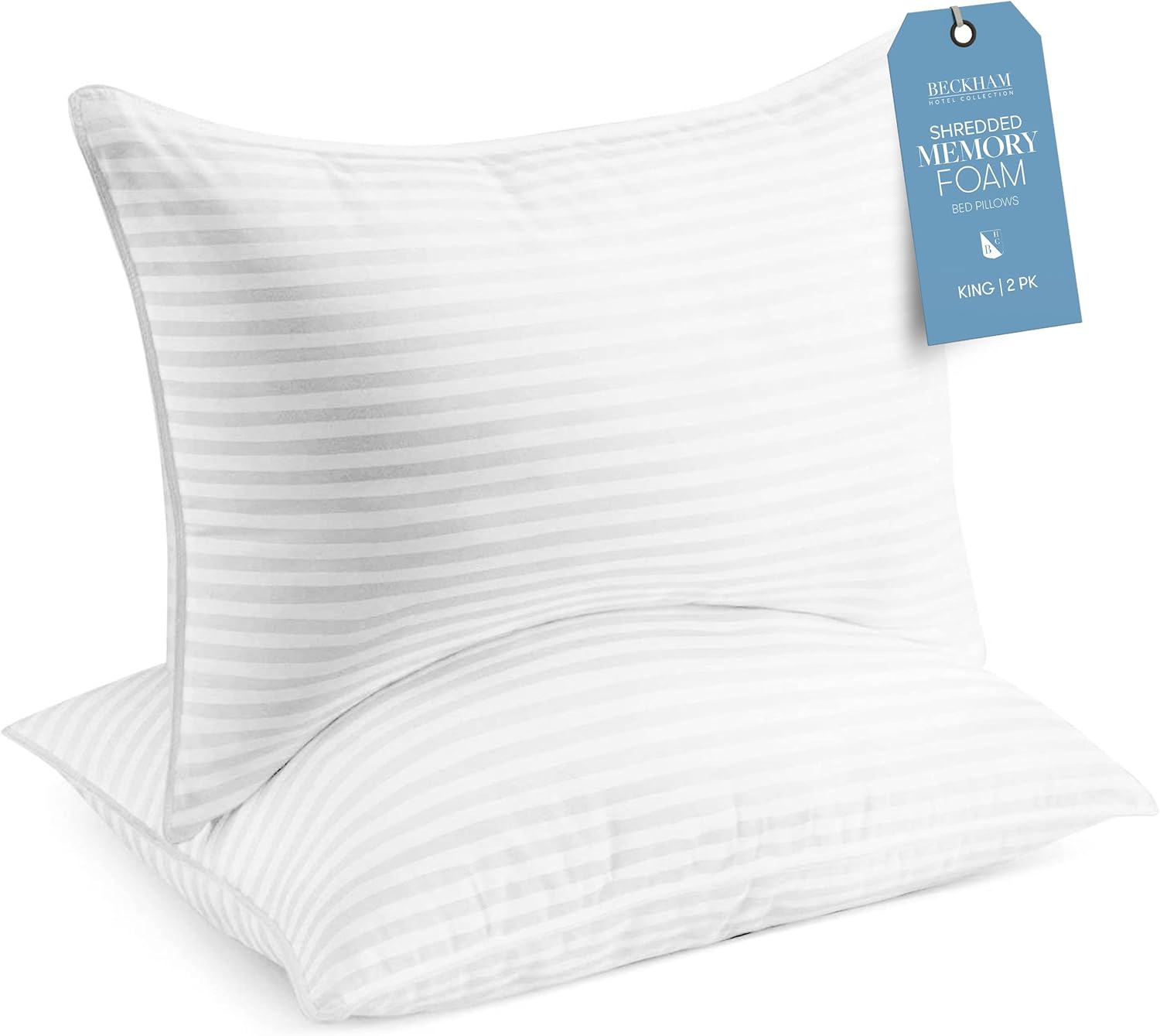 Adjustable Memory Foam Pillow Set (King) — photo 1