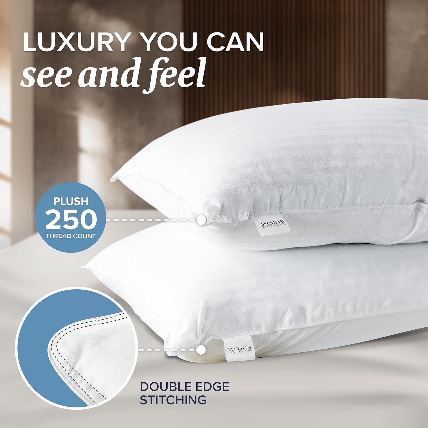 Adjustable Memory Foam Pillow Set (Queen) — photo 4